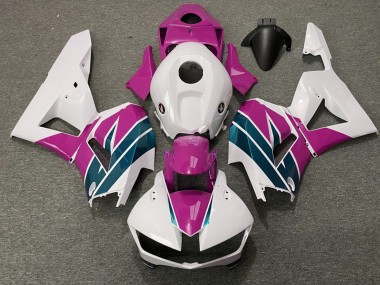2013-2023 Pink and Emerald Gloss Honda CBR600RR Motorcycle Fairing