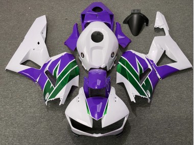 2013-2023 Purple and Green Gloss Honda CBR600RR Motorcycle Fairing