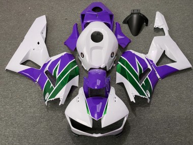 2013-2023 Purple and Green Gloss Honda CBR600RR Motorcycle Fairing