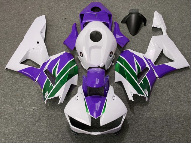 2013-2023 Purple and Green Gloss Honda CBR600RR Motorcycle Fairing 2013-2023 Purple and Green Gloss Honda CBR600RR Motorcycle Fairing