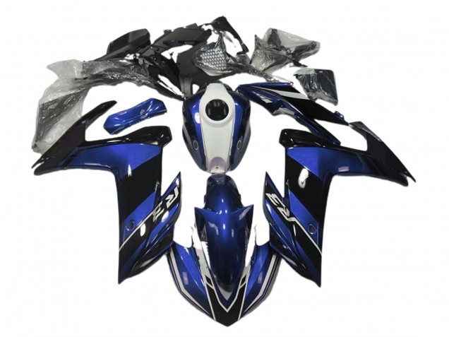 2015-2018 Blue and Gloss Black Yamaha R3 Motorcycle Fairing