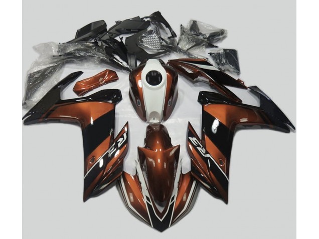 2015-2018 Orange and Gloss Black Yamaha R3 Motorcycle Fairing 2015-2018 Orange and Gloss Black Yamaha R3 Motorcycle Fairing