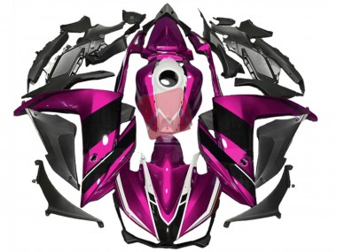 2015-2018 Pink Black and White Yamaha R3 Motorcycle Fairing