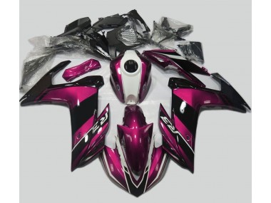 2015-2018 Pink and Gloss Black Yamaha R3 Motorcycle Fairing