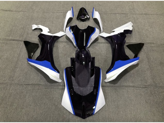 2015-2019 Blue Black and White Yamaha R1 Motorcycle Fairing