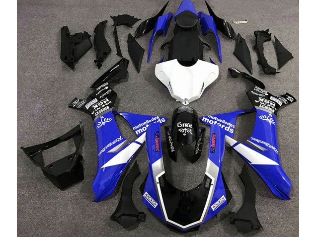 2015-2019 Gloss Blue Logo Style Yamaha R1 Motorcycle Fairing 2015-2019 Gloss Blue Logo Style Yamaha R1 Motorcycle Fairing
