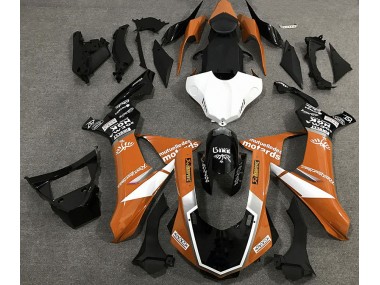2015-2019 Gloss Orange Logo Style Yamaha R1 Motorcycle Fairing