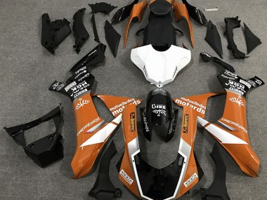 2015-2019 Gloss Orange Logo Style Yamaha R1 Motorcycle Fairing