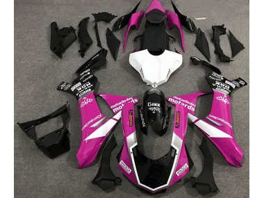 2015-2019 Gloss Pink Logo Style Yamaha R1 Motorcycle Fairing