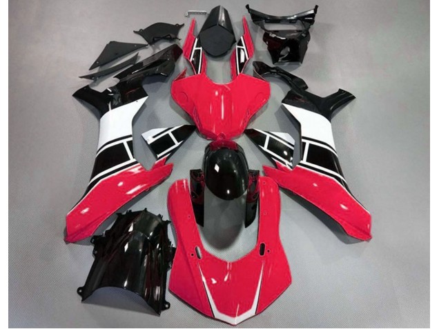 2015-2019 Gloss Red White and Black Yamaha R1 Motorcycle Fairing 2015-2019 Gloss Red White and Black Yamaha R1 Motorcycle Fairing