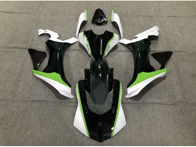 2015-2019 Green Black and White Yamaha R1 Motorcycle Fairing 2015-2019 Green Black and White Yamaha R1 Motorcycle Fairing