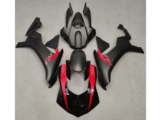 2015-2019 Matte Black & Pearl Red Yamaha R1 Motorcycle Fairing 2015-2019 Matte Black & Pearl Red Yamaha R1 Motorcycle Fairing