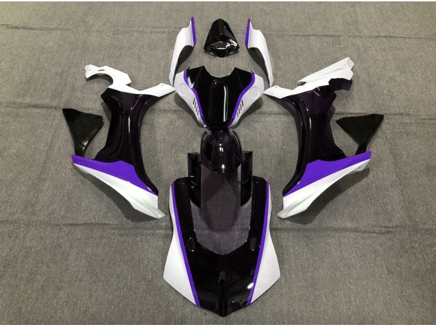 2015-2019 Purple Black and White Yamaha R1 Motorcycle Fairing 2015-2019 Purple Black and White Yamaha R1 Motorcycle Fairing