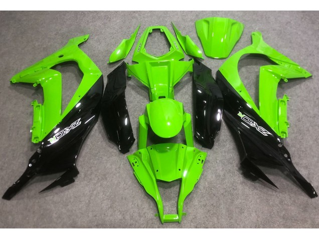 2016-2019 Bright Green & Green R Kawasaki ZX10R Motorcycle Fairing 2016-2019 Bright Green & Green R Kawasaki ZX10R Motorcycle Fairing