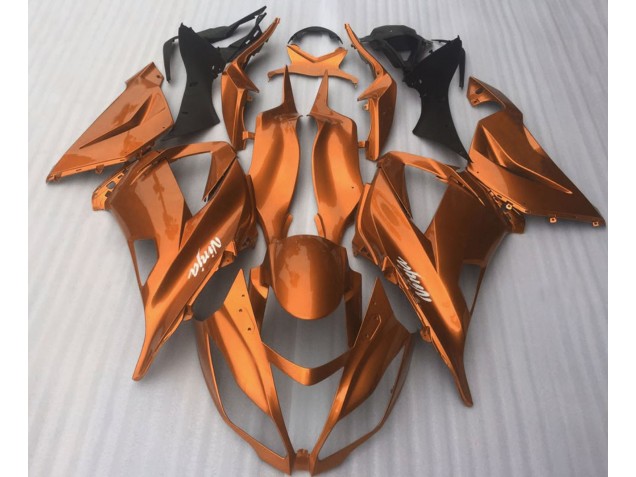 2016-2019 Candy Orange Gloss Kawasaki ZX10R Motorcycle Fairing