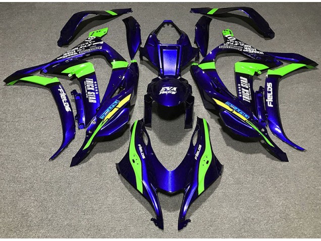2016-2019 Deep Blue Trickstar Kawasaki ZX10R Motorcycle Fairing 2016-2019 Deep Blue Trickstar Kawasaki ZX10R Motorcycle Fairing