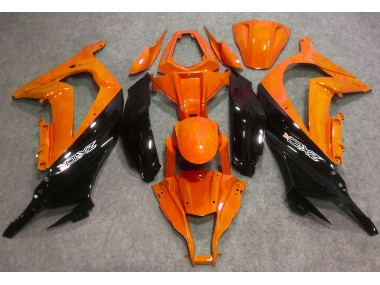 2016-2019 Gloss Orange and Black Kawasaki ZX10R Motorcycle Fairing