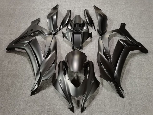 2016-2019 Matte Black Kawasaki ZX10R Motorcycle Fairing 2016-2019 Matte Black Kawasaki ZX10R Motorcycle Fairing