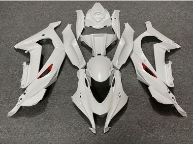 2016-2019 Pearl White Red Trim Kawasaki ZX10R Motorcycle Fairing