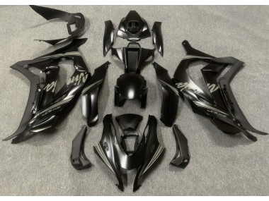 2016-2019 Satin Black & Grey Kawasaki ZX10R Motorcycle Fairing