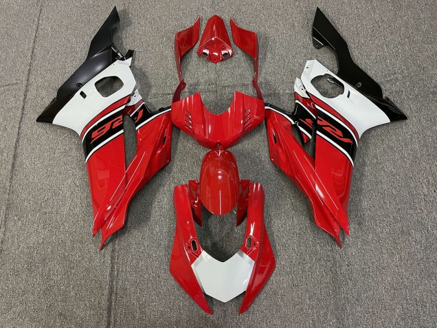 2017-2021 Red White and Black Yamaha R6 Motorcycle Fairing 2017-2021 Red White and Black Yamaha R6 Motorcycle Fairing