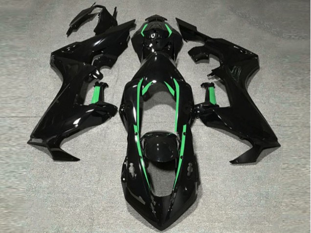 2017-2023 Gloss Black & Forest Green Lining Honda CBR1000RR Motorcycle Fairing
