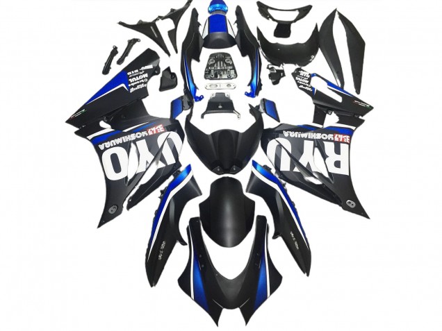 2017-2023 Matte Black & Blue Suzuki GSXR 1000 Motorcycle Fairing 2017-2023 Matte Black & Blue Suzuki GSXR 1000 Motorcycle Fairing