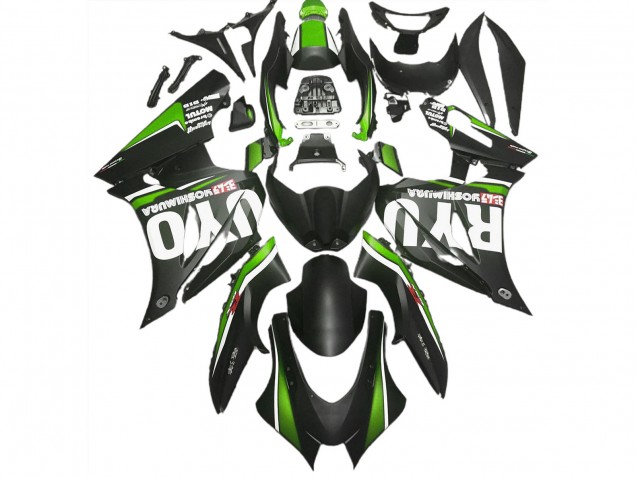 2017-2023 Matte Black & Green Suzuki GSXR 1000 Motorcycle Fairing 2017-2023 Matte Black & Green Suzuki GSXR 1000 Motorcycle Fairing