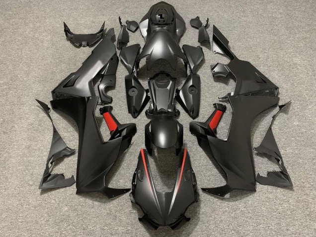 2017-2023 Matte Black & Red Honda CBR1000RR Motorcycle Fairing
