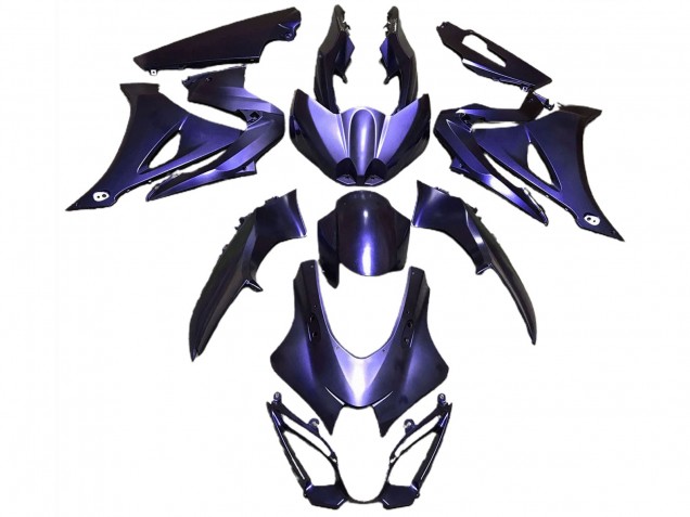 2017-2023 Matte Blue Suzuki GSXR 1000 Motorcycle Fairing 2017-2023 Matte Blue Suzuki GSXR 1000 Motorcycle Fairing