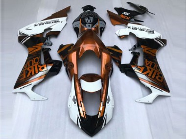 2017-2023 Orange & White Custom Honda CBR1000RR Motorcycle Fairing