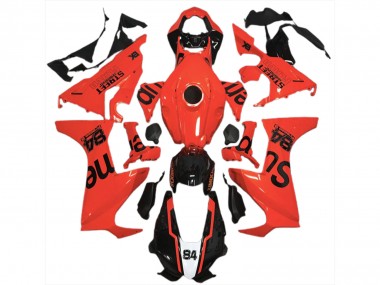 2017-2023 Red Street Flava Honda CBR1000RR Motorcycle Fairing