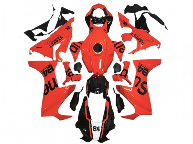 2017-2023 Red Street Flava Honda CBR1000RR Motorcycle Fairing 2017-2023 Red Street Flava Honda CBR1000RR Motorcycle Fairing