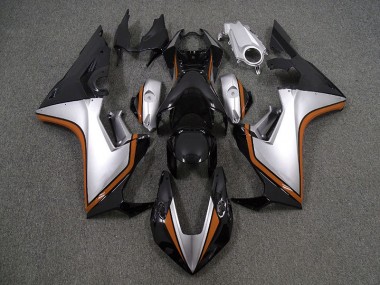 2017-2023 Silver and Black & Orange Honda CBR1000RR Motorcycle Fairing