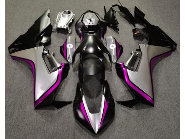 2017-2023 Silver and Black & Pink Honda CBR1000RR Motorcycle Fairing