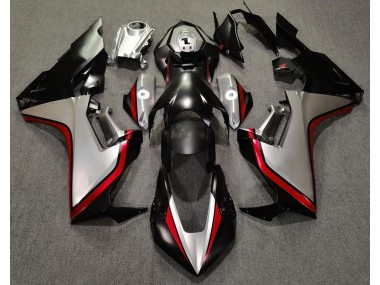 2017-2023 Silver and Black & Red Honda CBR1000RR Motorcycle Fairing