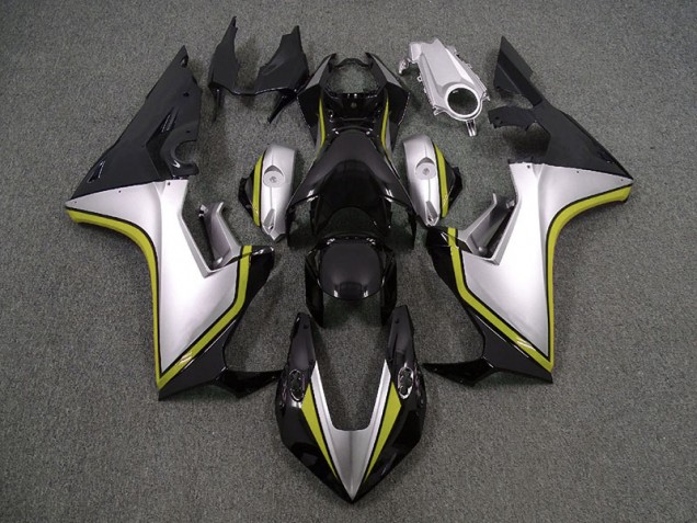 2017-2023 Silver and Black & Yellow Honda CBR1000RR Motorcycle Fairing