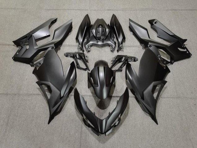 2018-2023 Matte Black Kawasaki Ninja 400 Motorcycle Fairing