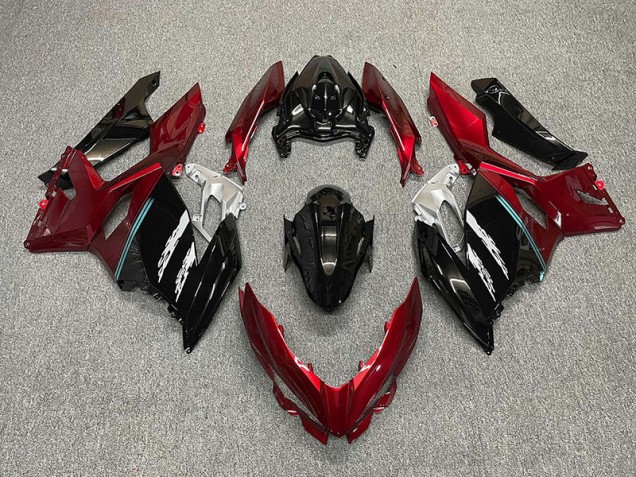2018-2023 Red and Black Kawasaki Ninja 400 Motorcycle Fairing 2018-2023 Red and Black Kawasaki Ninja 400 Motorcycle Fairing