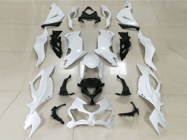 2019-2023 Gloss White Kawasaki ZX6R Motorcycle Fairing